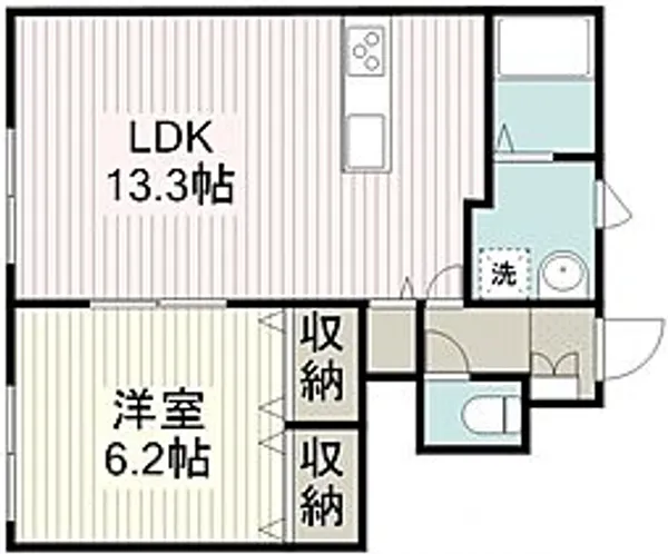 ニュータウン瑞穂A【1階】の間取り