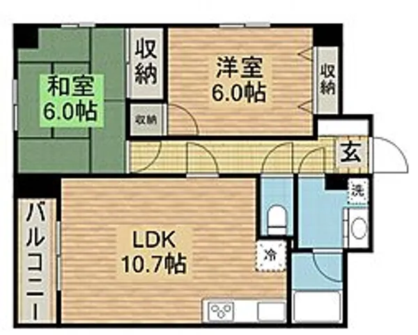 豊栄ビル【4階】の間取り