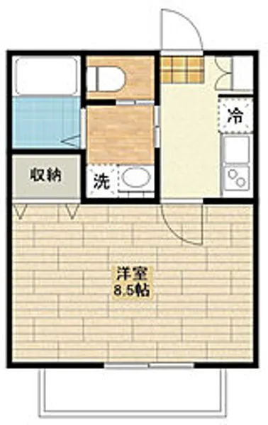キャメル上福岡A【2階】の間取り
