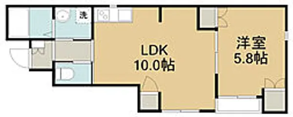 カーサ・ミーア【1階】の間取り