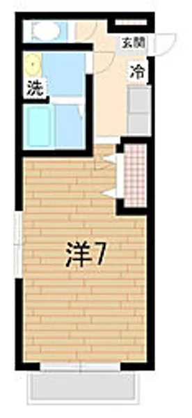 サニーコートII【1階】の間取り