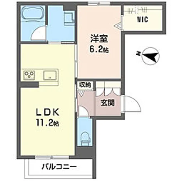 カルマーレ【301号室号室】の間取り