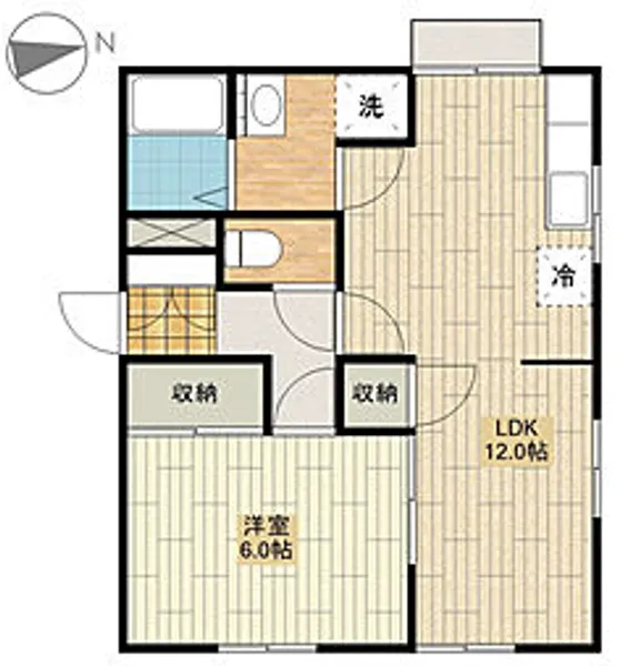 パティオ南古谷【105号室号室】の間取り