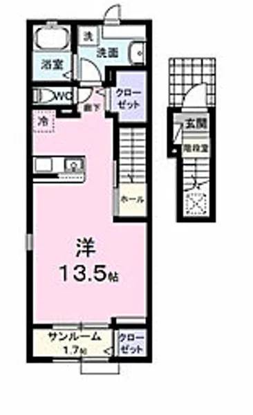 アヴァンセ【2階】の間取り