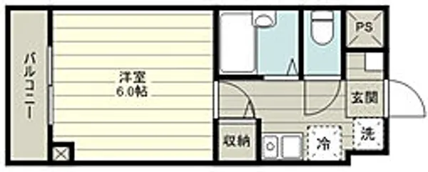 plumas上福岡II【1階】の間取り