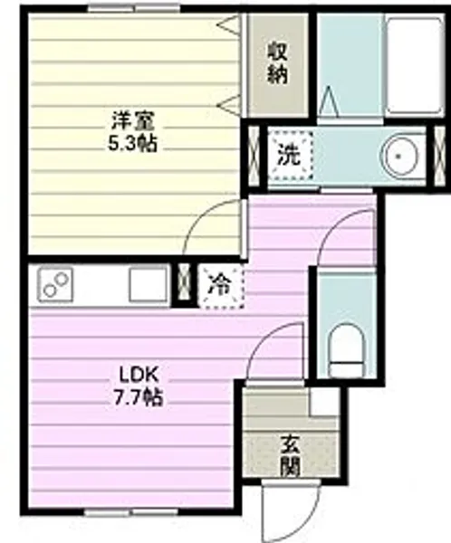 CLAIREA(クレア)【1階】の間取り