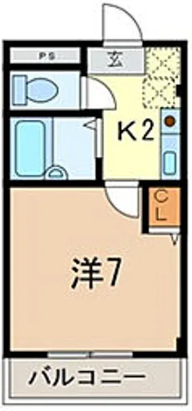 JC PARKみずほ台【102号室号室】の間取り