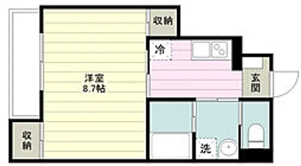 Bricks 335【2階】の間取り