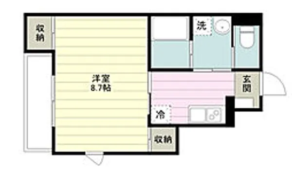 Bricks 335【2階】の間取り