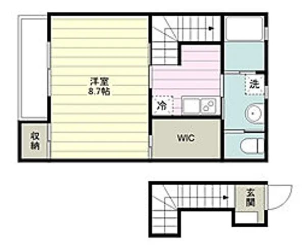 Bricks 335【3階】の間取り