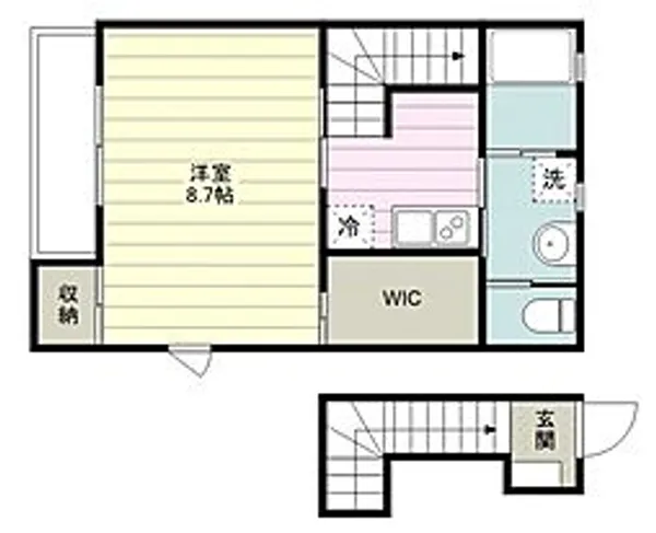 Bricks 335【3階】の間取り