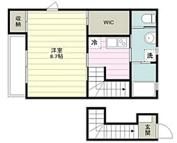 Bricks 335【3階】の間取り