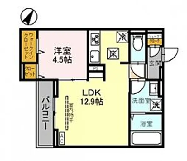D-Sereno上福岡【301号室号室】の間取り