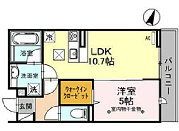 プランドール(富士見)【3階】の間取り
