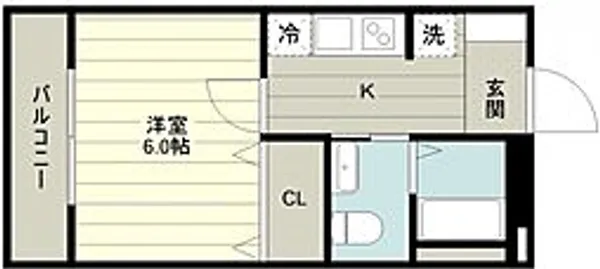ウエストガーデンふじみ野【3階】の間取り