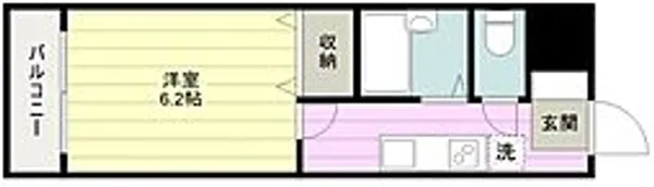 ドミール上福岡【4階】の間取り