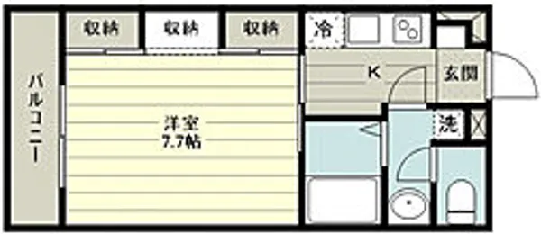 リブリ・HANYU【1階】の間取り