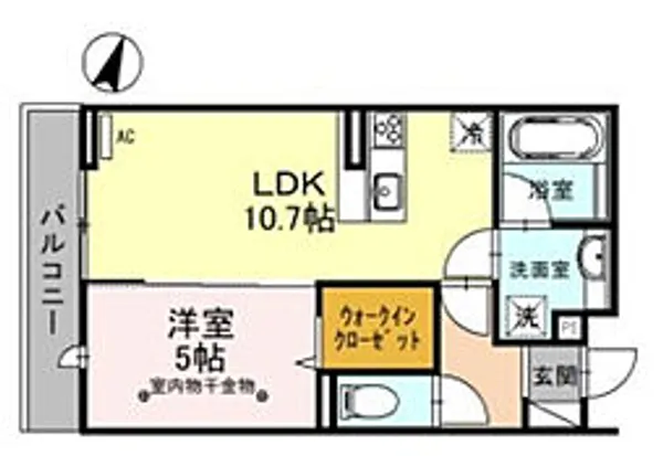 プランドール(富士見)【2階】の間取り