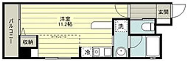 サンマリー鶴瀬【701号室号室】の間取り