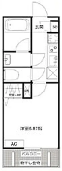 MQuarto鶴瀬【303号室号室】の間取り