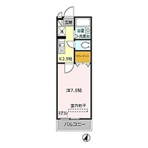 ソレイユ【2階】の間取り