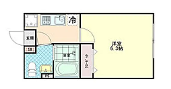 レアリゼ上福岡【1階】の間取り