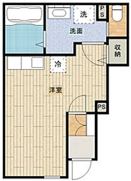 グランソフィア上福岡【104号室号室】の間取り