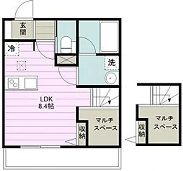 My Style vintage みずほ台【3階】の間取り