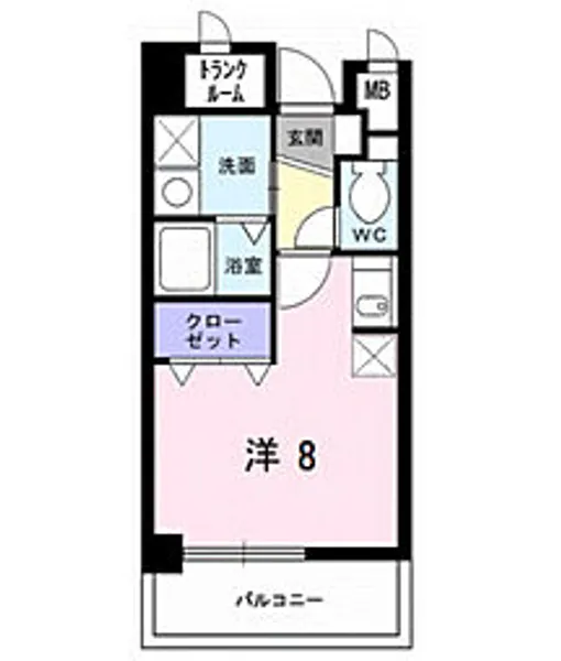 エレガンラルジュII【4階】の間取り