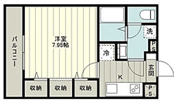 リブリ・Domaniふじみ【1階】の間取り