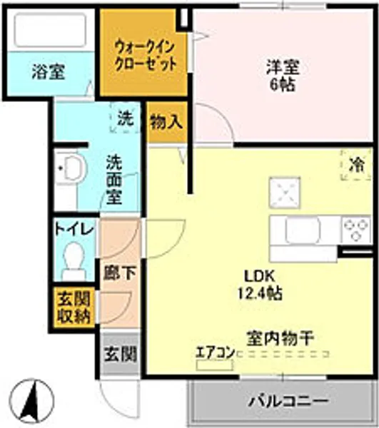 グレイスガーデン【1階】の間取り