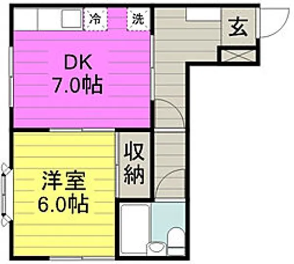 トーシンコーポふじみ野【3階】の間取り