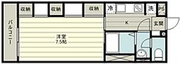 リブリ・上福岡II【2階】の間取り