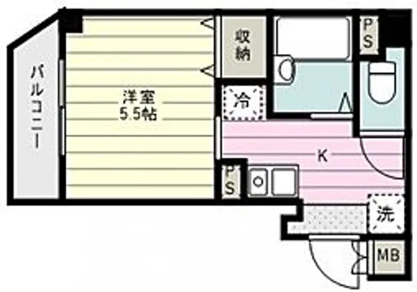 セイコーガーデンIII【6階】の間取り