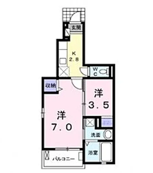 サニー・ハイターIII【1階】の間取り