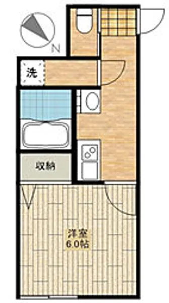 AXIS上福岡【303号室号室】の間取り