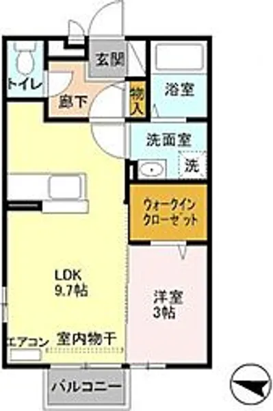 チェリーセージ【1階】の間取り