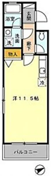 メイプルヒルズ【2階】の間取り