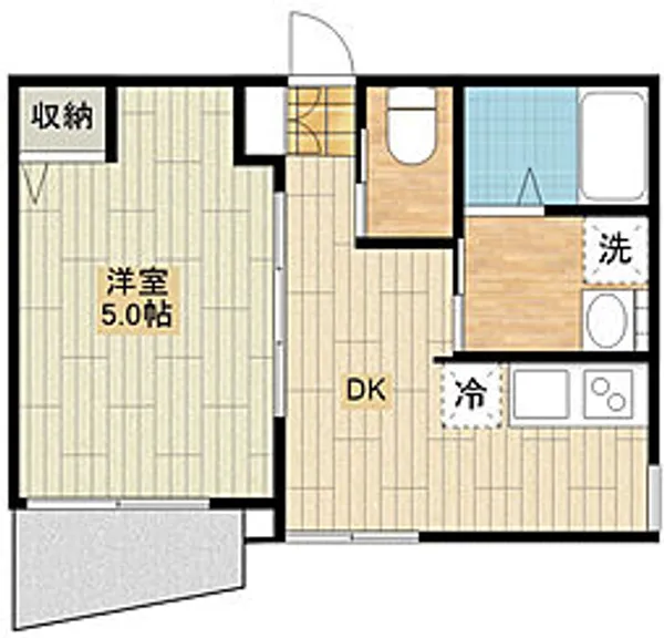 plumas北野【2階】の間取り