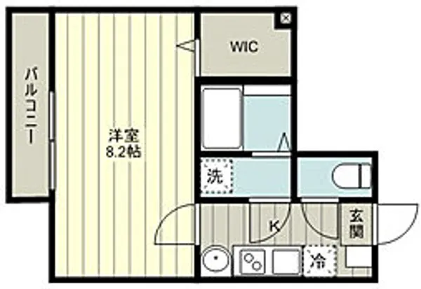 カーサグレーシアふじみ野【2階】の間取り