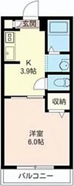 Ladenえざわ【2階】の間取り