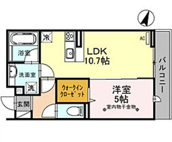 プランドール(富士見)【2階】の間取り