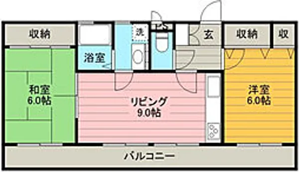 山崎第6ビル【2階】の間取り