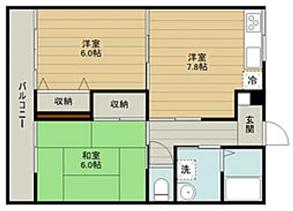 アーバンヒルズ【2階】の間取り