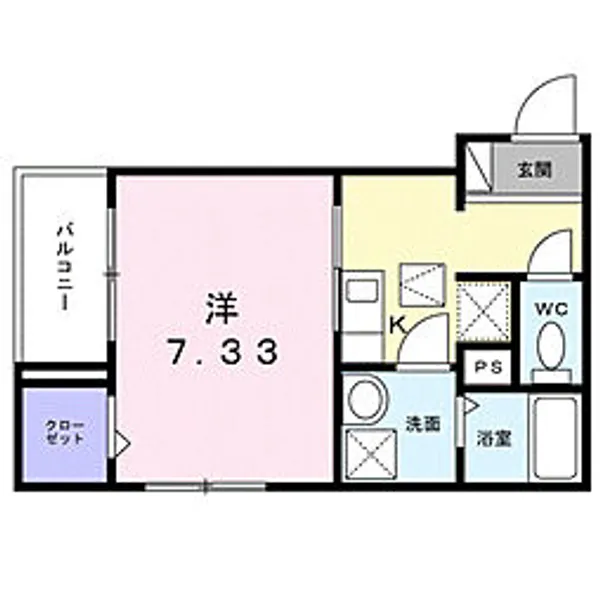 Sweet P【1階】の間取り