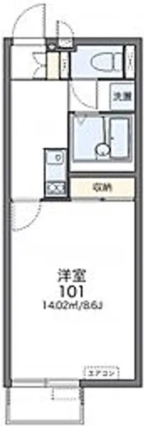 レオネクストセレッサ【2階】の間取り