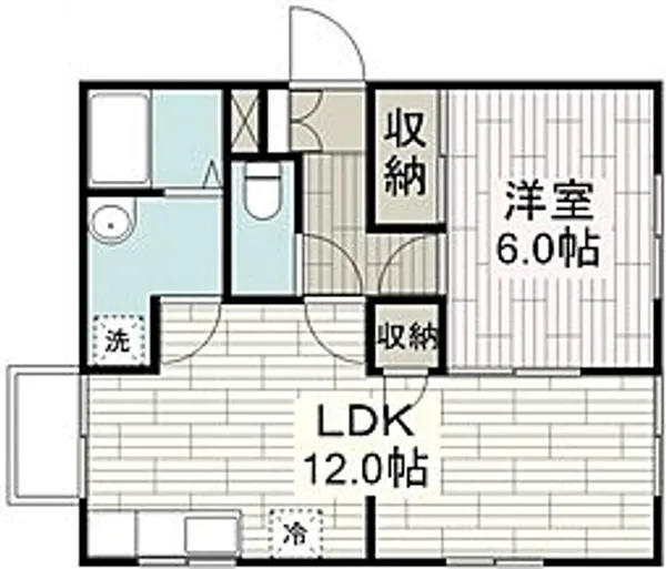 パティオ南古谷【1階】の間取り