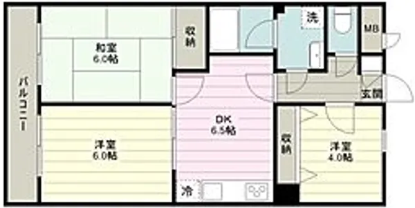ストークマンション藤間【1階】の間取り