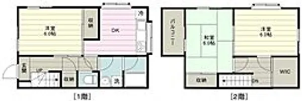 アロンデール【1階】の間取り