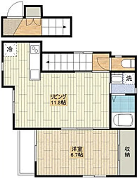 カラー【2階】の間取り